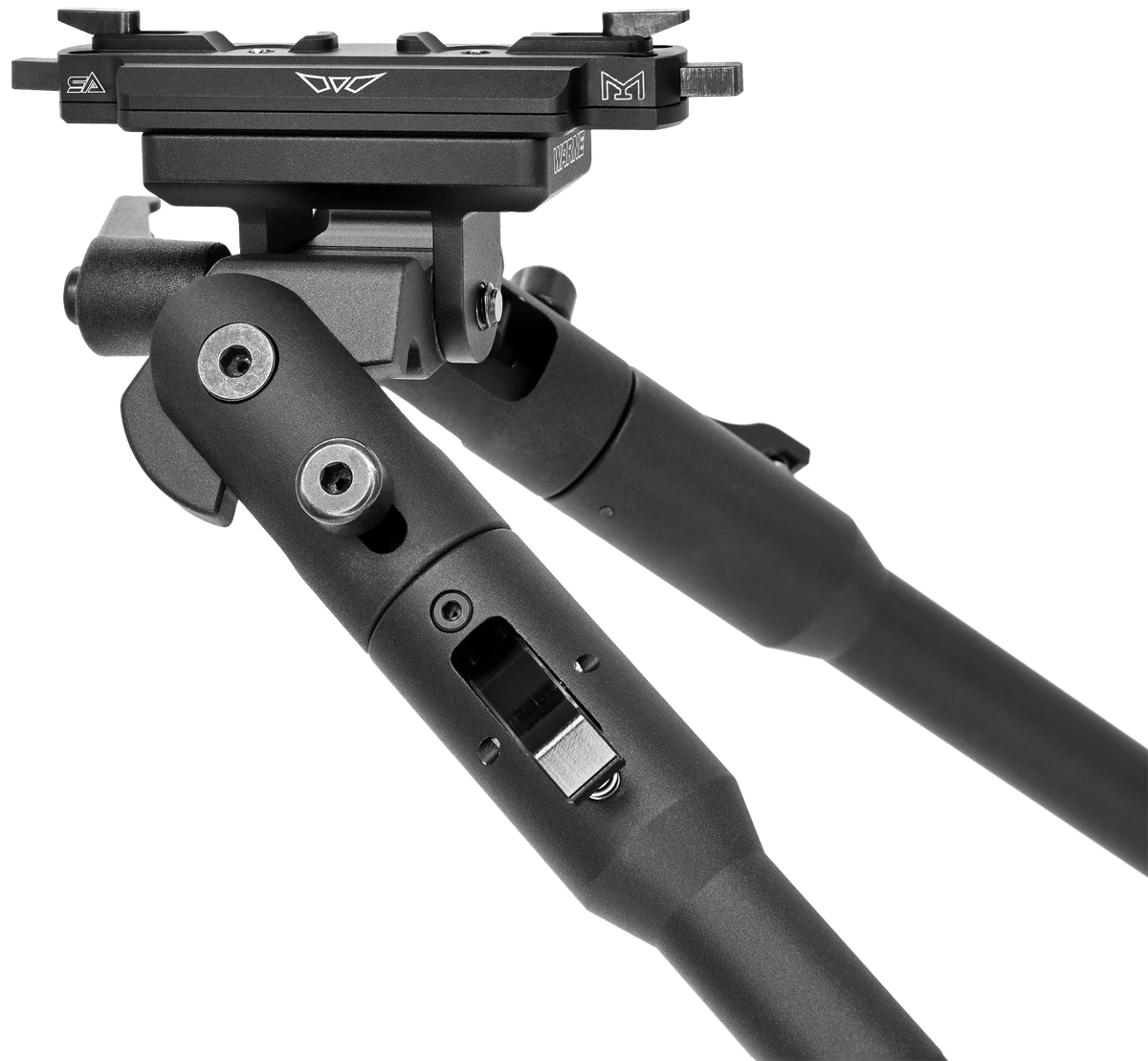 Warne 7914M Skyline Lite Bipod Folding M-LOK QD - Black Aluminum/Steel — view 2