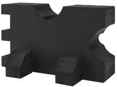 Allen 2457 Soft Rock Shooting Rest Tall Boy Black Foam — view 2