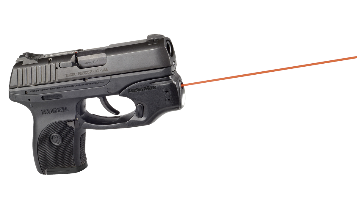 LaserMax CFLC9CR Red Ruger GripSense Light/Laser - LC9/LC9s/LC380/EC9s - Black — view 2
