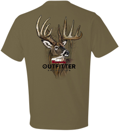 Horizon Design Hornady Big Buck T-Shirt Coyote Brown Cotton Short Sleeve Medium — view 2