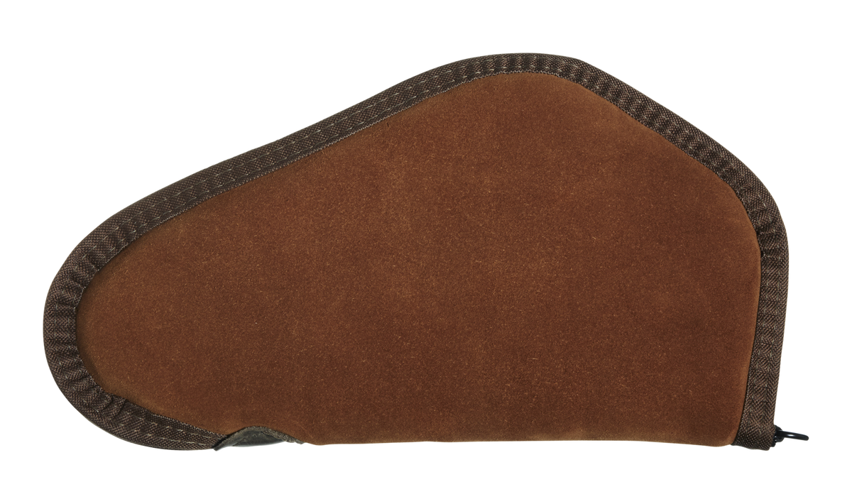 Heritage Cases 8611 Handgun Case 11" Brown Suede w/Black Trim - Lockable — view 2