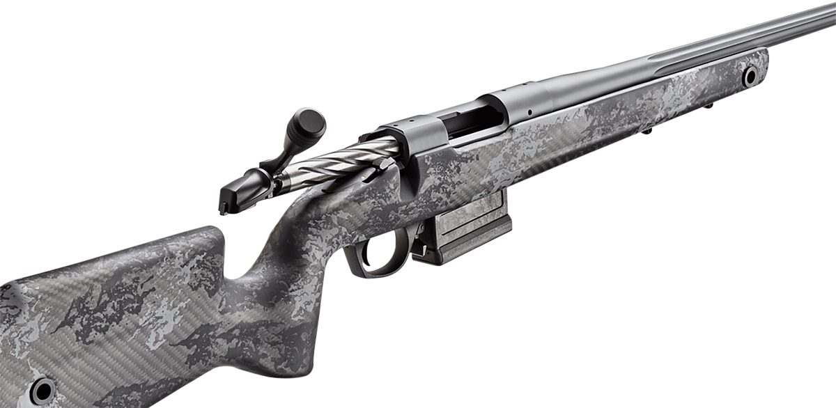 Bergara Rifles B-14 Crest 6.5 PRC 20" 3+1 Bolt-Action Rifle - Sniper Gray Cerakote Carbon Fiber — view 2
