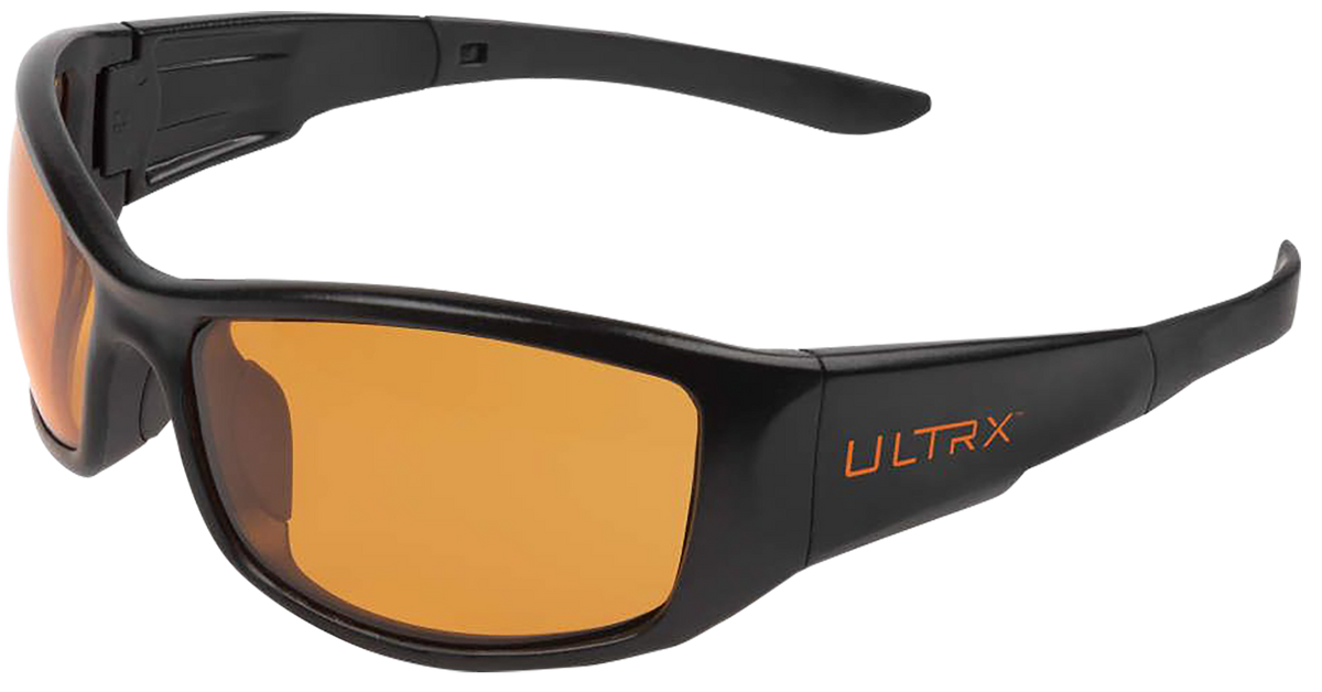 Allen 4138 Sync Safety Glasses Amber Lens Black Frame — view 2