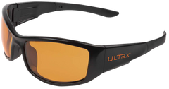 Allen 4138 Sync Safety Glasses Amber Lens Black Frame — view 2