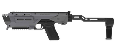 Meta Tactical MX-1 Glock Conversion Kit with Folding Stabilizer - Gray — view 2