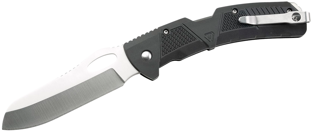 Strike Industries K1 Folding Knife 3.51" Plain AUS-8A Black — view 2