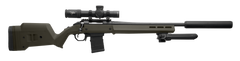 Magpul Industries Hunter American OD Green Adjustable Stock w/ STANAG Mag Well for Short Action Ruger American - Right Hand — view 2
