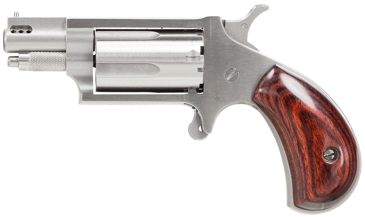 North American Arms 22MSP Mini-Revolver 22 WMR 1.13" 5-Shot SAO Stainless — view 2