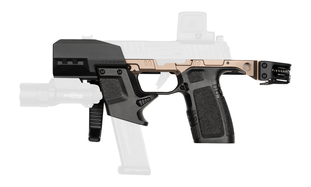 Tyrant CNC TWS365 Sig Sauer P365 9mm PDW Chassis - Bronze — view 2