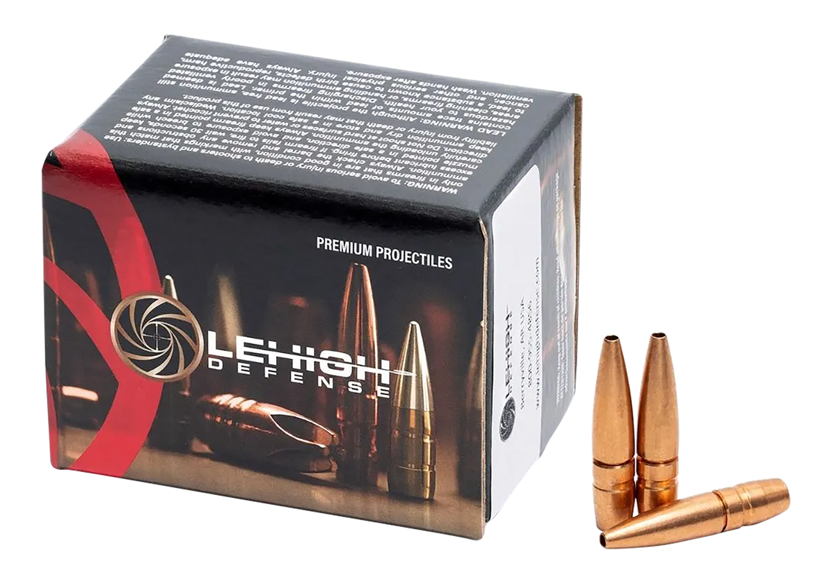 Lehigh Defense Controlled Chaos .270 Win/.270 WSM .277 127gr Solid Copper Reloading Bullets - 50/Box — view 2