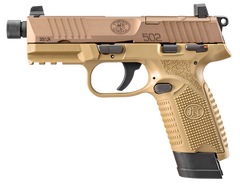 FN 502 Tactical 22 LR 4.60" 10+1 FDE Semi-Auto Pistol — view 2