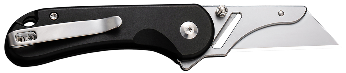 Civivi Knives Elementum Utility 2.26" Folding Plain 6Cr13 Stainless Steel - Black Aluminum Handle — view 2