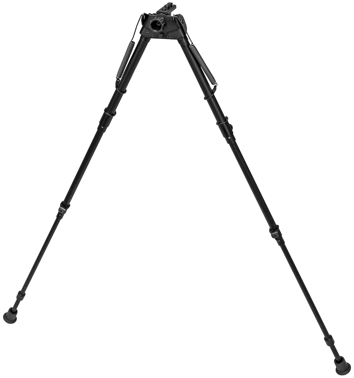 Harris S-25C-MLOK Swivel Bipod M-LOK 13.5-27" Rubber Feet - Black Steel/Aluminum — view 2