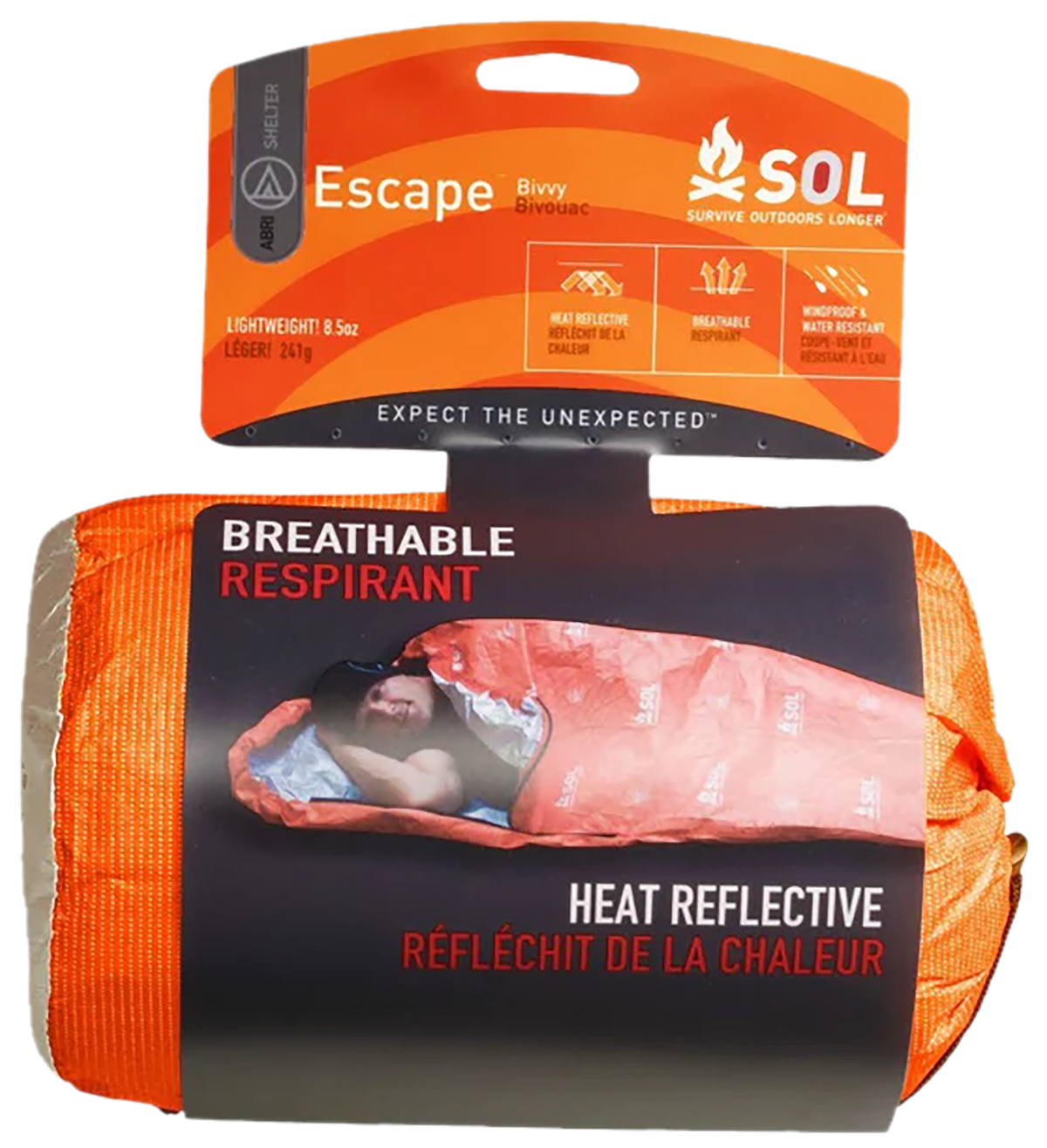 Adventure Medical Kits SOL Escape Bivvy with Hood Orange — view 2
