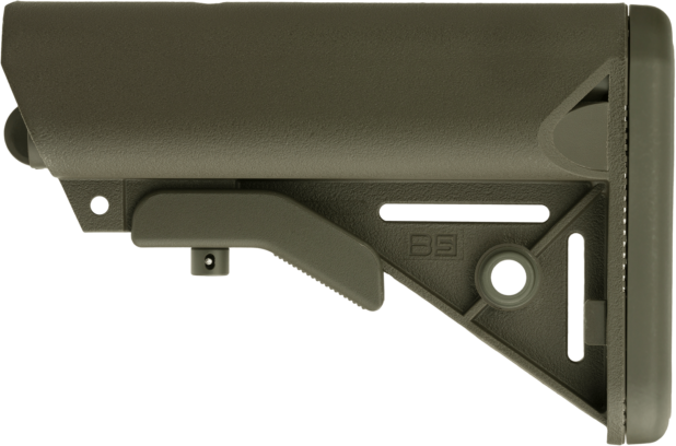 B5 Systems Enhanced SOPMOD AR-15/M4 OD Green Polymer Collapsible Stock — view 2