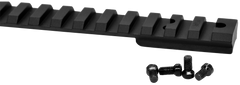 Warne Vapor V4T3M Picatinny Rail Black Anodized Aluminum Fits Tikka T3/T3x - 0 MOA — view 2