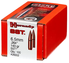 Hornady SST 6.5mm .264 140gr Super Shock Tip Reloading Bullets - 100 Per Box — view 2