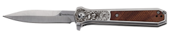 Smith & Wesson Knives Unwavered 3.5" Folding Dagger 8Cr13MoV Plain Spring Assist — view 2