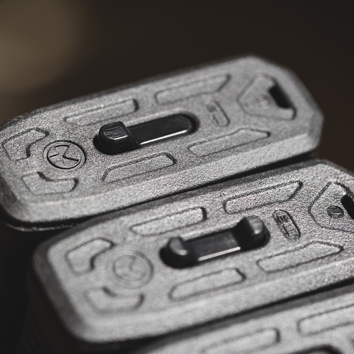 Magpul Industries Tactile Lock-Plate Type 1 Polymer Black 5-Pack — view 2