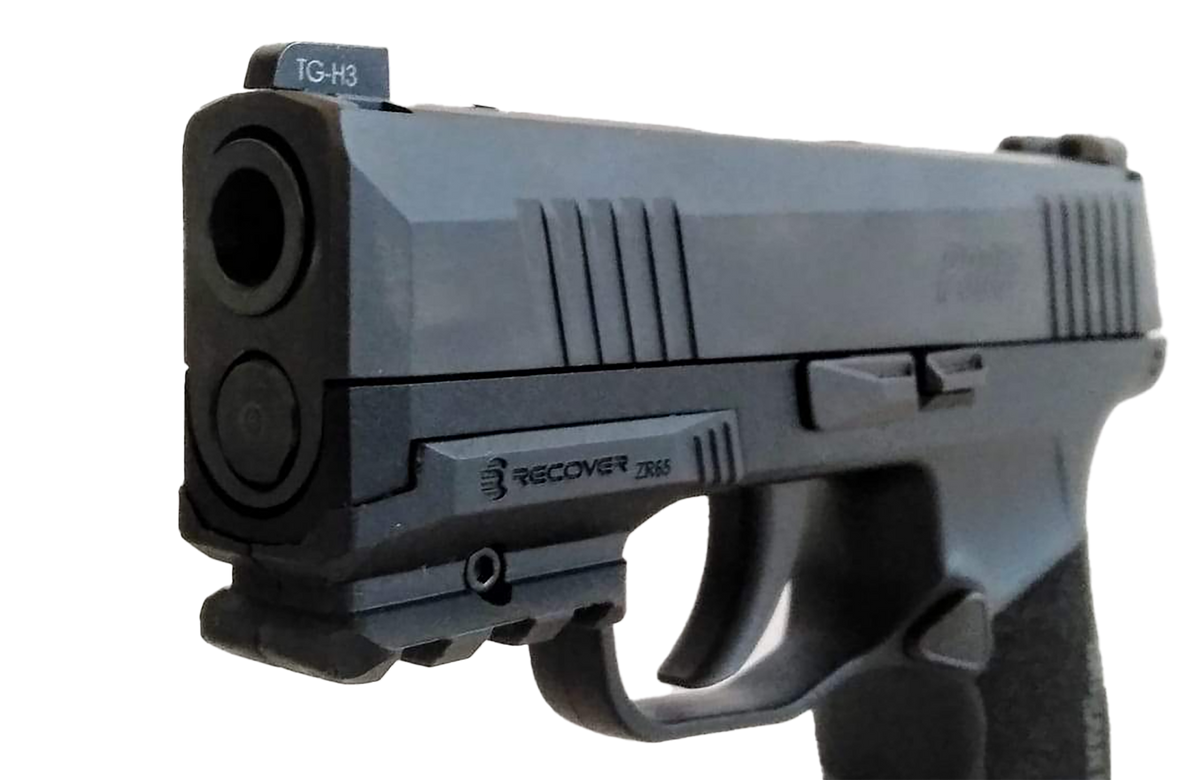 Recover Innovations ZR6501 Picatinny Over Rail Adapter for Sig Sauer P365/P365XL - Black Polymer — view 2