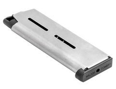Wilson Combat 47OX 1911 Officer 45 ACP +P 6rd Stainless Steel Detachable Magazine w/ Lo-Profile Floor Plate — view 2