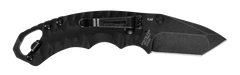 Kershaw Shuffle II 8750TBLKBW 2.60" Folding American Tanto Plain 8Cr14MoV BlackWash Black GFN — view 2