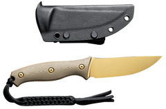 Civivi Knives Stormridge 3.92" Fixed Straight Back Plain Nitro-V Steel - Desert Tan Stonewashed Tan G10 Handle — view 2