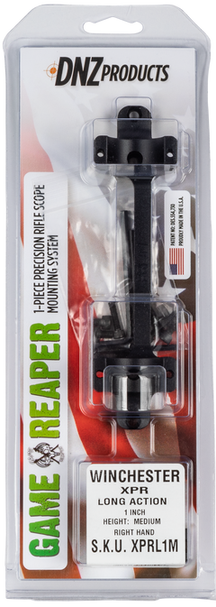 DNZ Game Reaper 1-Piece Scope Mount & Ring Combo 1" Medium Matte Black - Winchester XPR Long Action — view 2