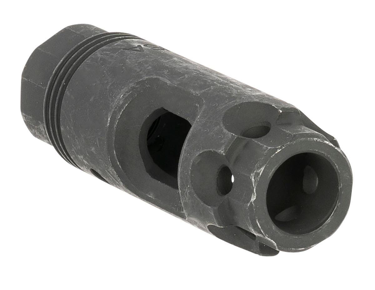 LBE Unlimited AK47MOD Modern Brake 14x1 LH Black AK-47 Muzzle Brake — view 2