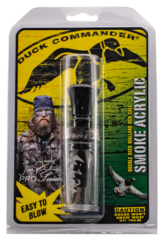 Duck Commander DCPROAS Jase Robertson Pro Series Double Reed Mallard Hen Duck Call - Smoke Gray Acrylic — view 2