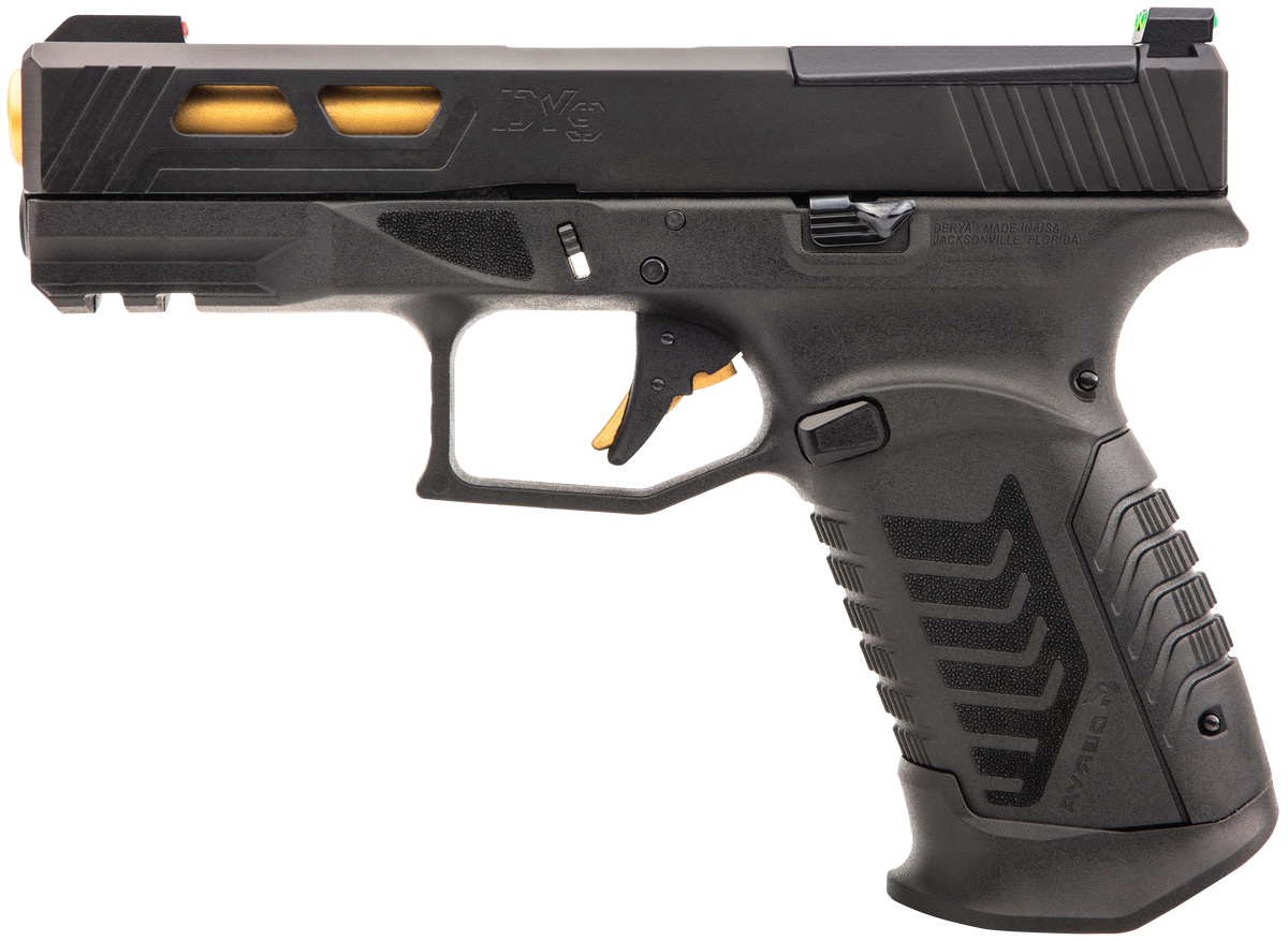 Derya Firearms DY9 9mm Luger 4.02" 10+1 Semi-Auto Pistol - Gold TiN Barrel — view 2