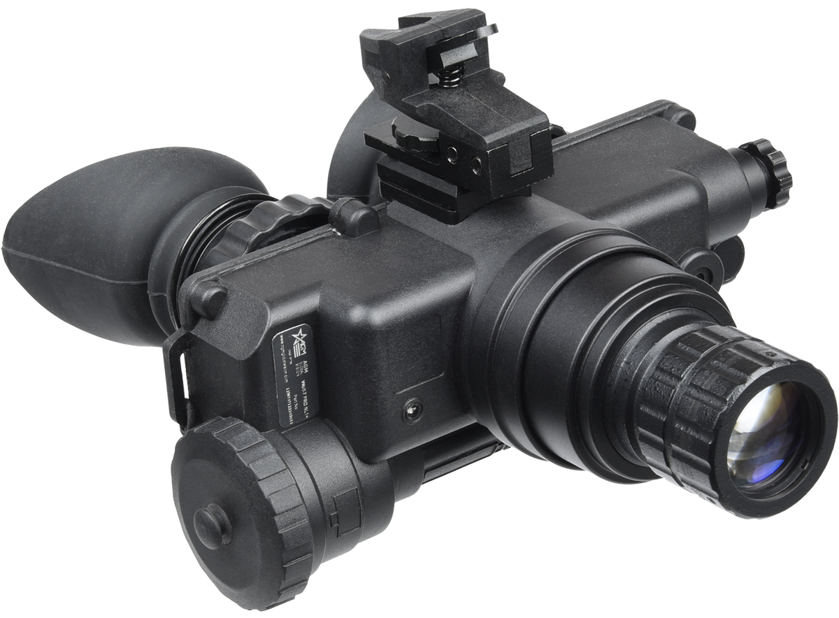AGM Global Vision Wolf-7 PRO NW1 Night Vision Goggles 1x 27mm Gen 2+ Level 1 Black — view 2
