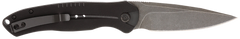 CobraTec Knives Diablo 3.5" Folding Automatic D2 Steel Black Stonewashed Blade - Black G10 Handle — view 2