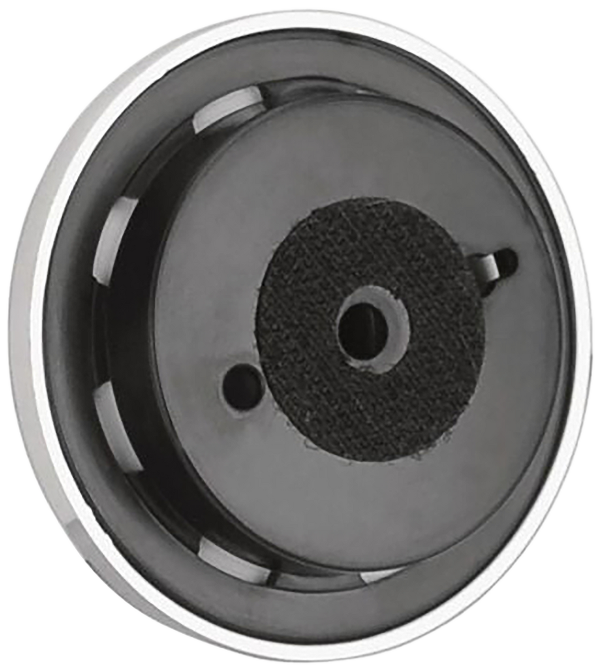Lockdown Vault Hygrometer 2.75" Silver — view 2