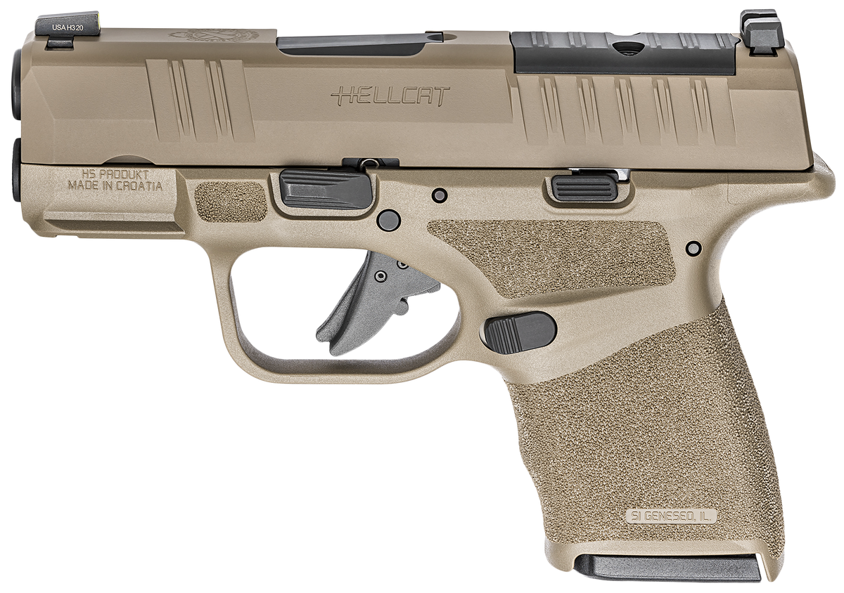 Springfield Armory Hellcat Micro-Compact OSP 9mm Luger 3" 11+1/13+1 Semi-Auto Pistol - Flat Dark Earth — view 2