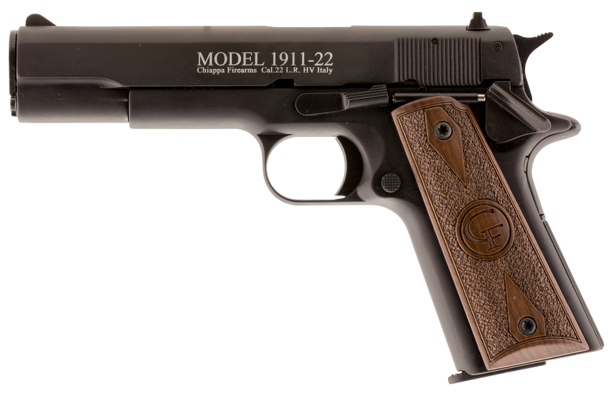 Chiappa Firearms 1911-22 Standard 22 LR 5" 10+1 SAO Pistol — view 2
