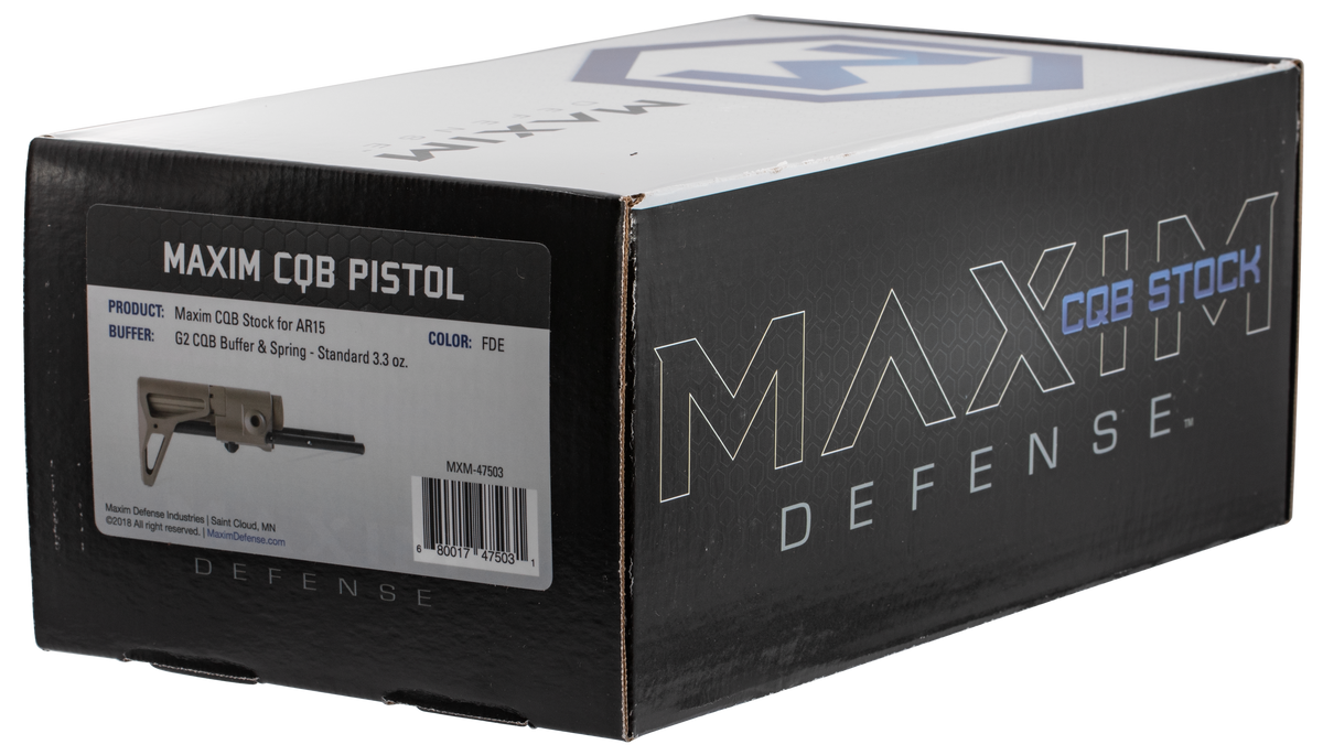 Maxim Defense CQB Gen 7 AR-15 Stock 4-Pos 7075 Aluminum Flat Dark Earth — view 2