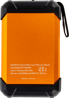 Muddy 3-In-1 Rechargeable Hand Warmer - Black/Orange — view 2