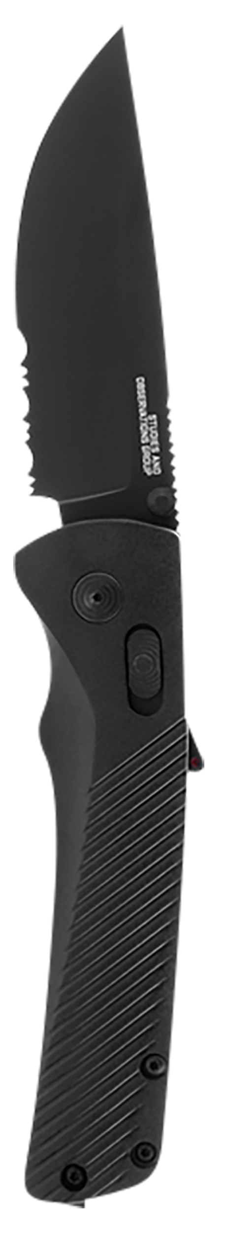 S.O.G Flash AT 3.45" Folding Part Serrated Cryo D2 Steel Black TiNi GRN Handle — view 2