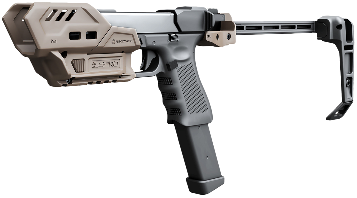 Recover Innovations S-Pro Basic Conversion Kit Polymer Tan for Glock — view 2