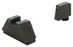 Ameriglo GL815 Optic Compatible Sight Set for Glock 3XL Tall - Green Tritium Black Outline — view 2