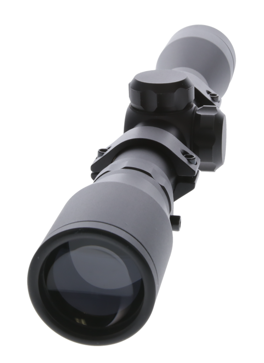 TruGlo Buckline 4x 32mm Duplex Reticle Black Anodized Rifle Scope — view 2