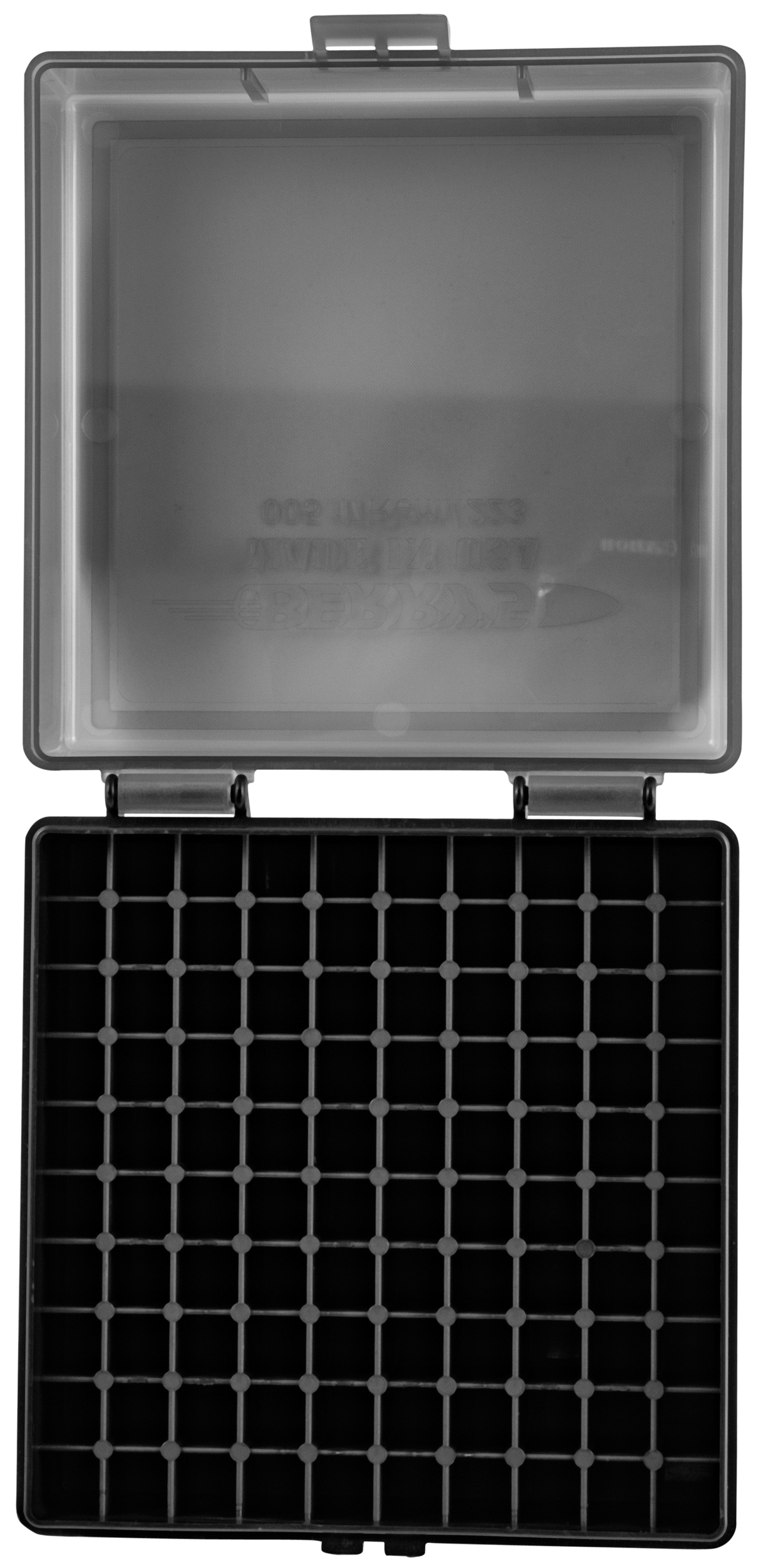 Berry's 11664 005 Ammo Box .223 Rem, 5.56x45mm NATO 100rd Smoke Lid w/Black Bottom — view 2