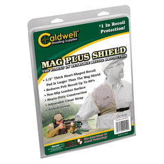 Caldwell Mag Plus Recoil Shield Tan Cloth w/Leather Pad - Ambidextrous — view 2