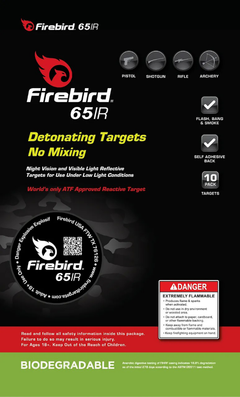 Firebird USA 65IR 65mm Reactive Detonating Target - White Smoke - 10 Pack — view 2