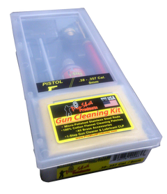Pro-Shot P389KIT Classic Box Kit .38/.357/9mm Pistol Cleaning Kit - Yellow Plastic Case — view 2