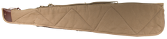 Boyt Harness Alaskan 44" Waxed Canvas Rifle Case - Khaki w/ Brass Hardware & Quilted Flannel — view 2