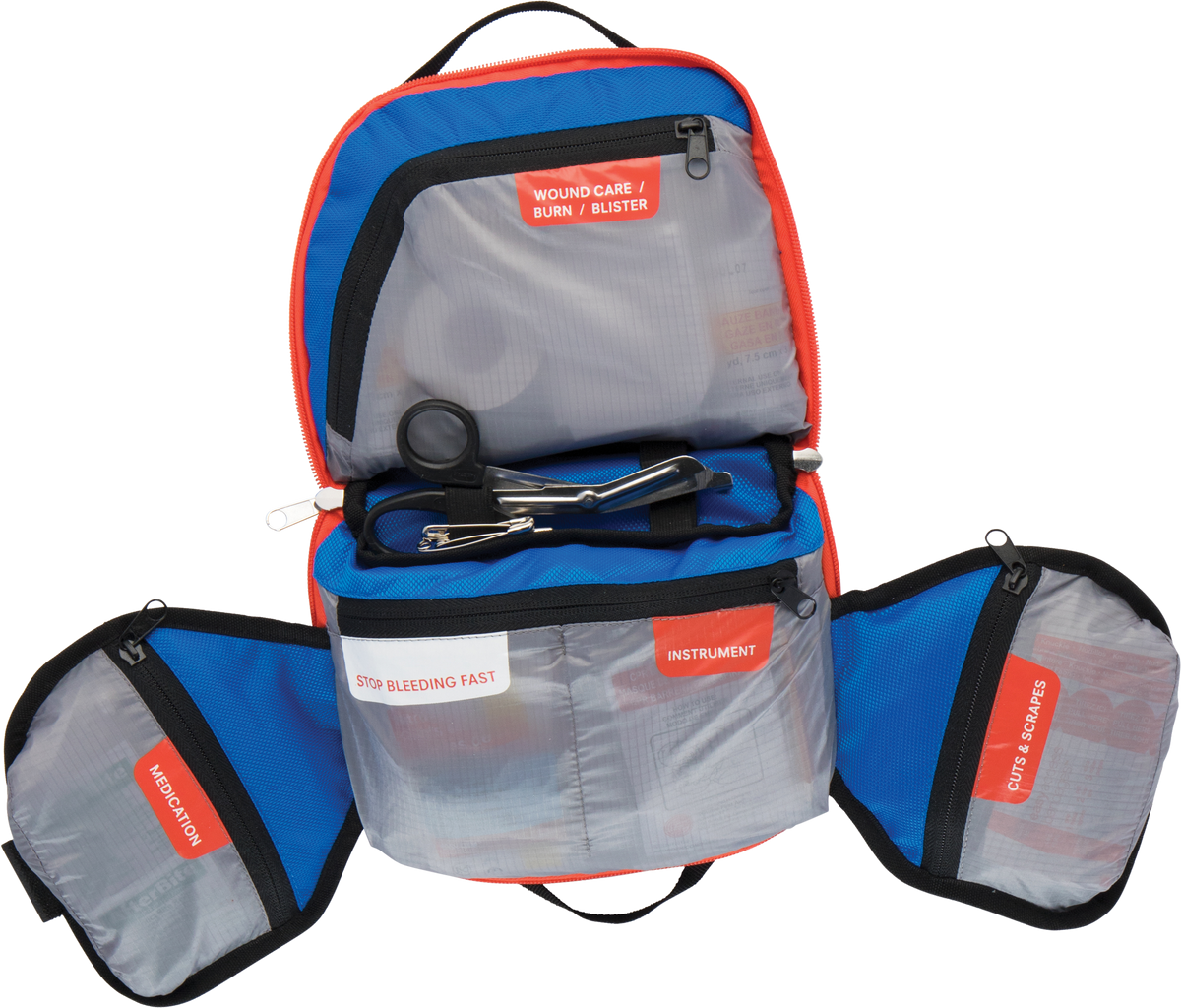 Adventure Medical Kits Mountain Series Explorer Medical Kit 1-4 People Water Resistant Blue — view 2