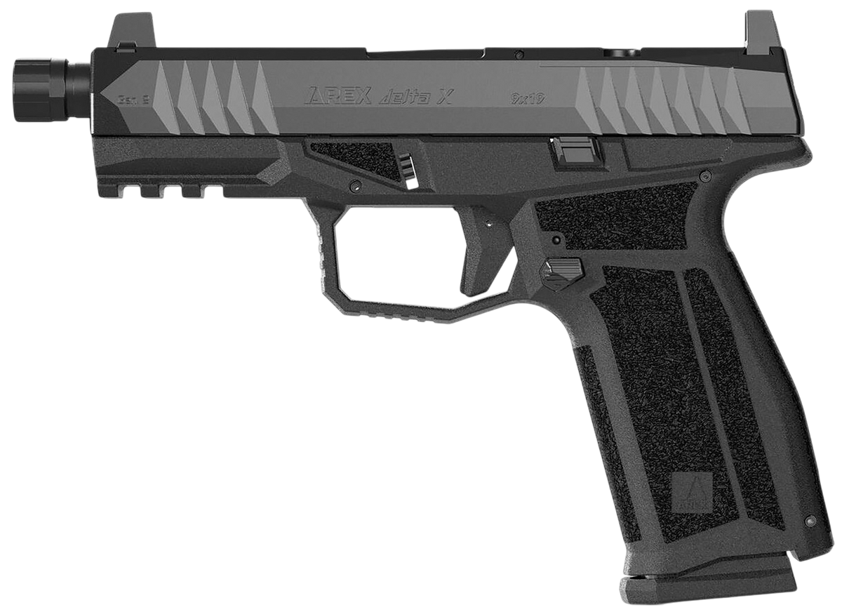 Arex Delta X Gen2 Tactical 9mm Luger 4.6" 17+1 Semi-Auto Pistol - Optic Cut/Threaded Barrel — view 2