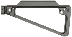 Midwest Industries Triangle Fixed Stock 6061 Aluminum Black — view 2